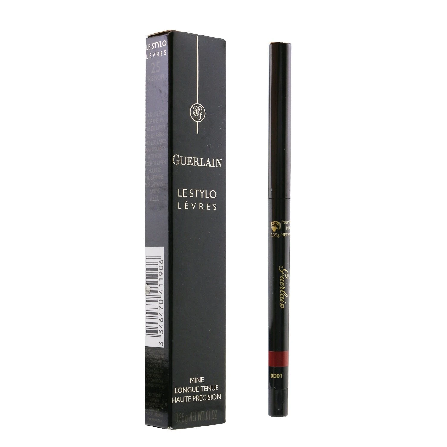 Guerlain Lasting Colour High Precision Lip Liner - #64 Pivoine Magnifica 0.35g/0.01oz - Image 9