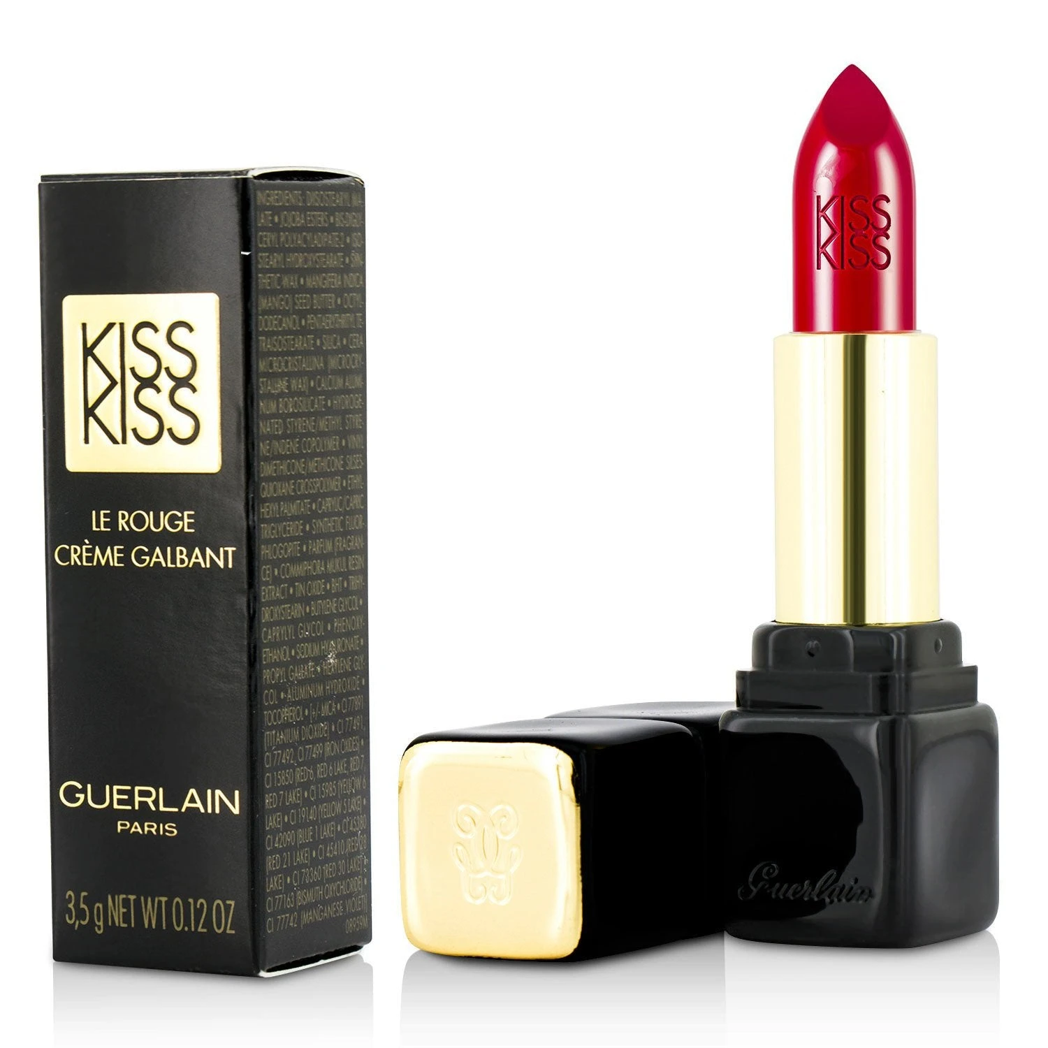 Guerlain KissKiss Shaping Cream Lip Colour - # 325 Rouge Kiss 3.5g/0.12oz - Image 5
