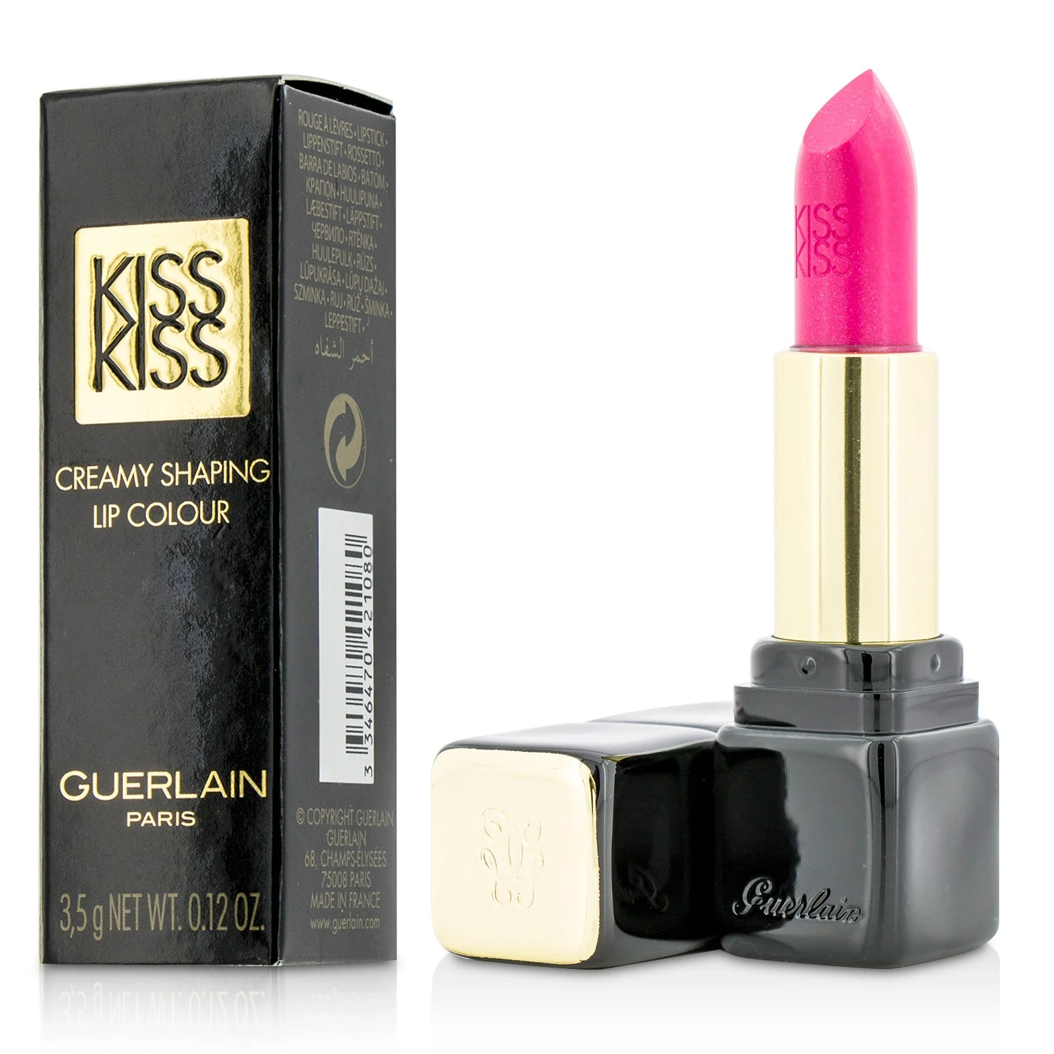 Guerlain Kisskiss Shaping Cream Lip Colour - # 372 All About Pink 3.5g/0.12oz