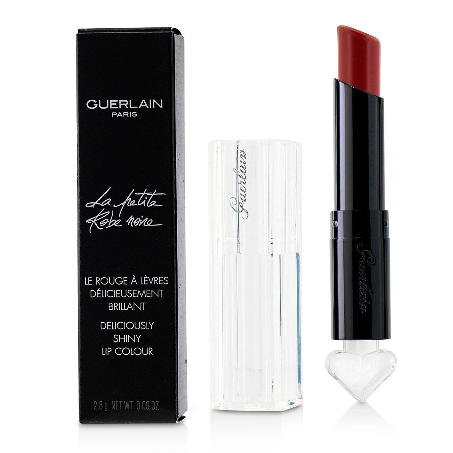 Guerlain La Petite Robe Noire Deliciously Shiny Lip Colour - #020 Poppy Cap 2.8g/0.09oz - Image 8