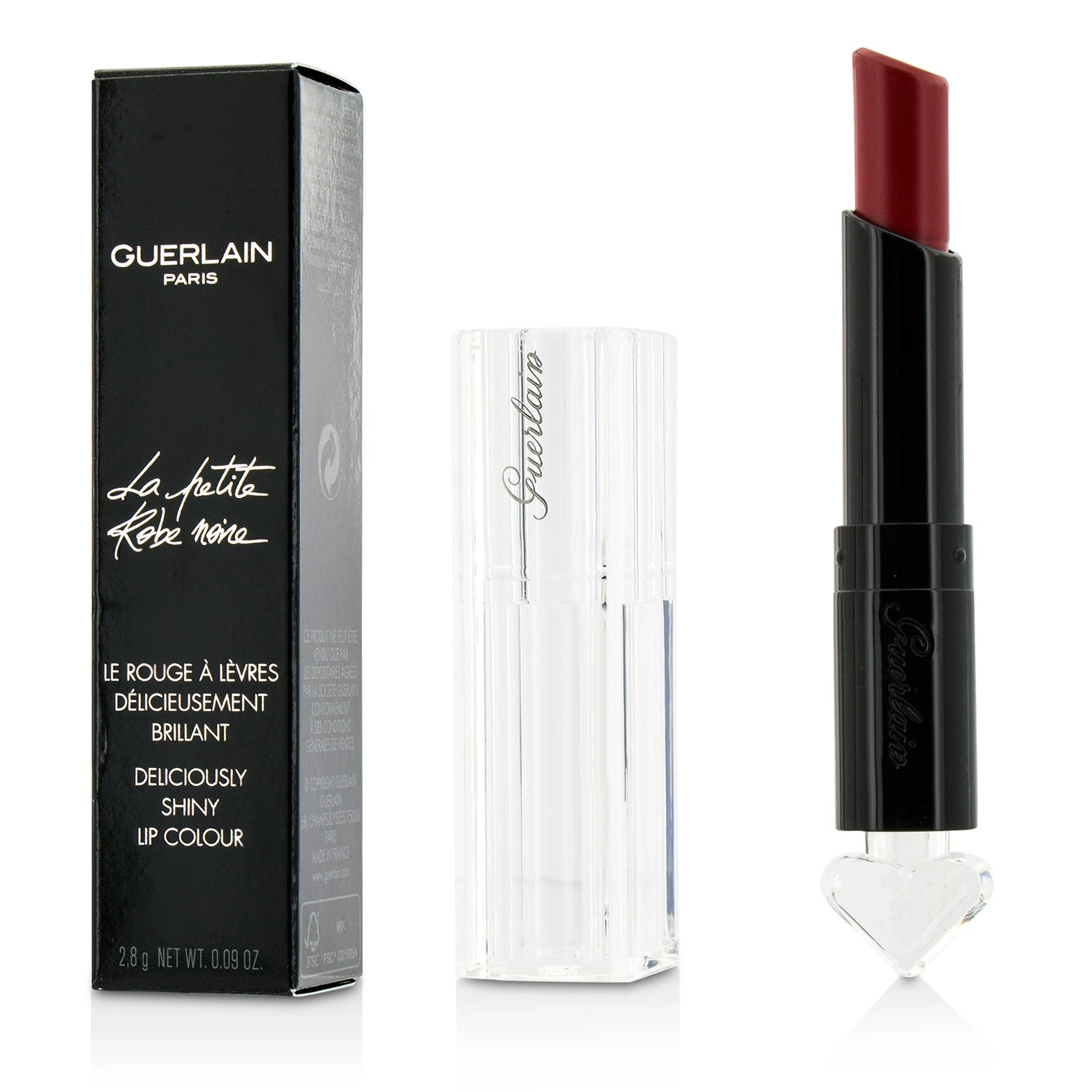 Guerlain La Petite Robe Noire Deliciously Shiny Lip Colour - #024 Red Studs 2.8g/0.09oz - Image 14