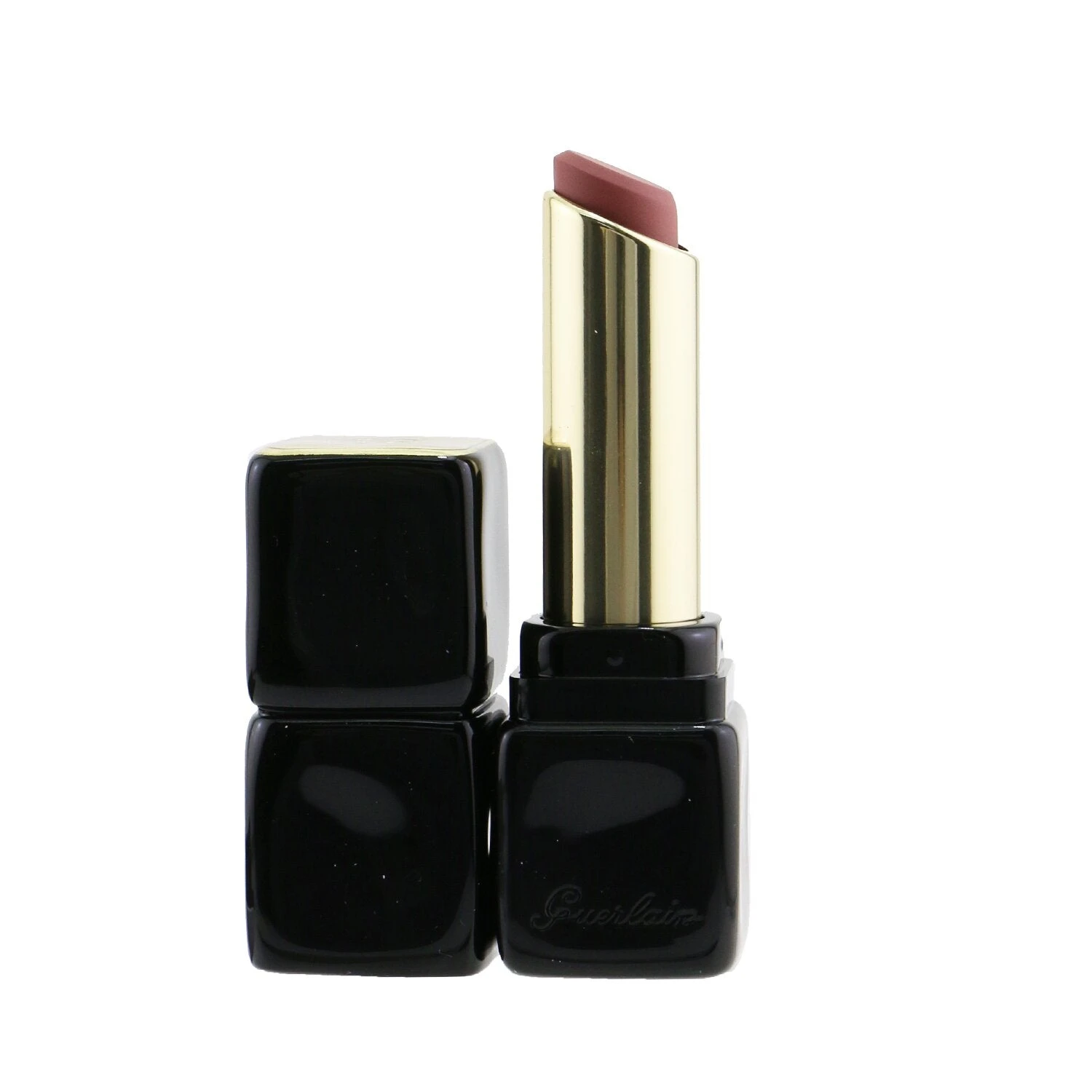 Guerlain Kisskiss Tender Matte Lipstick - # 666 Lucky Pink 2.8g/0.09oz - Image 2