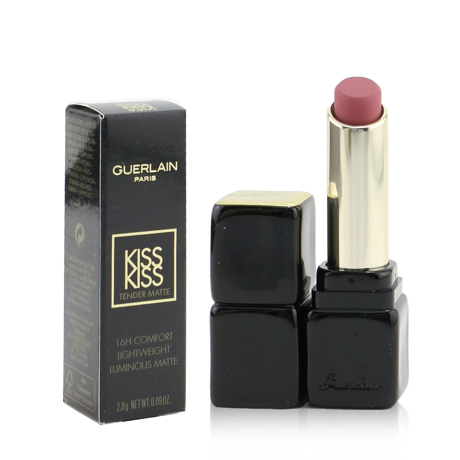 Guerlain Kisskiss Tender Matte Lipstick - # 999 Eternal Red 2.8g/0.09oz - Image 11