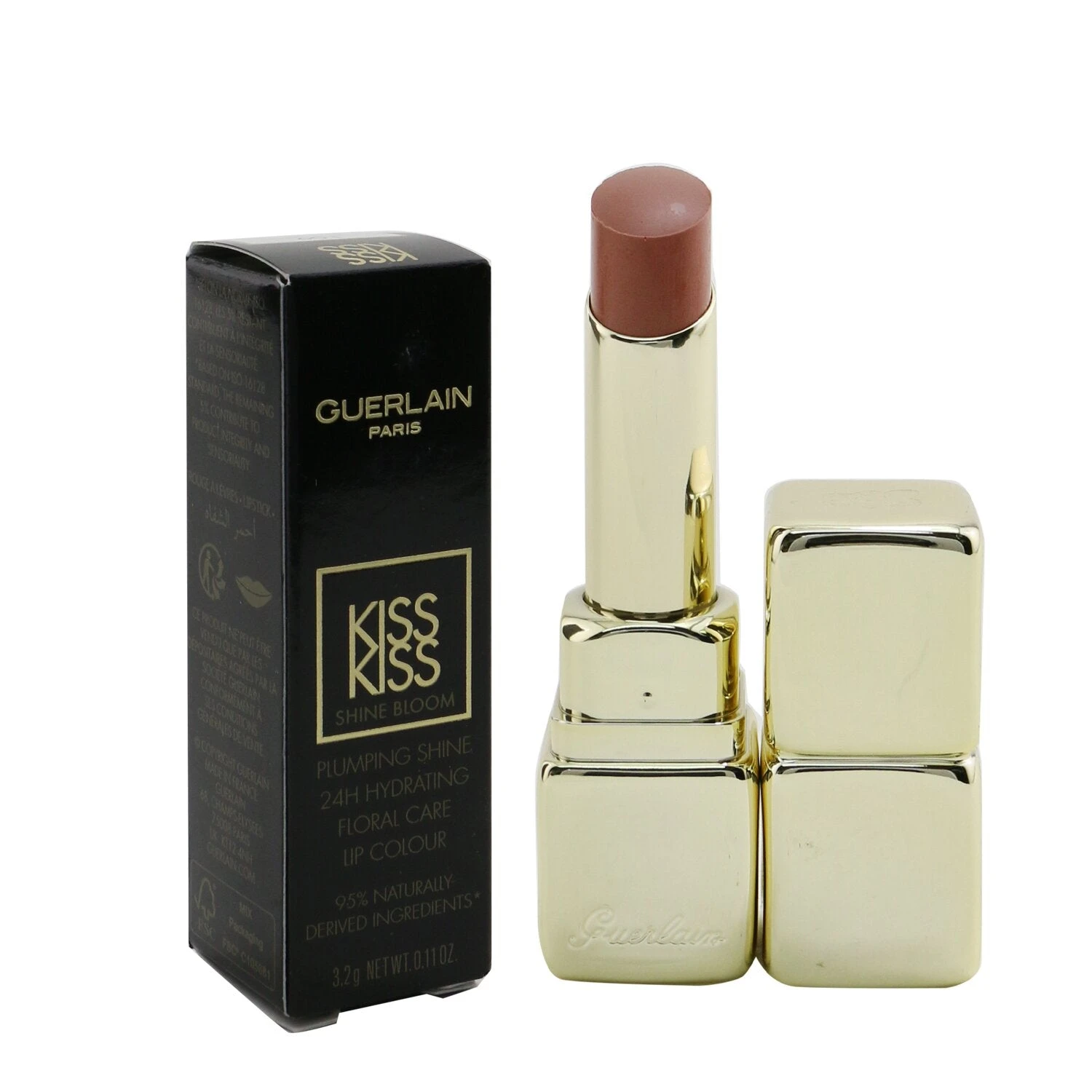 Guerlain KissKiss Shine Bloom Lip Colour - # 119 Floral Nude 3.2g/0.11oz - Image 3