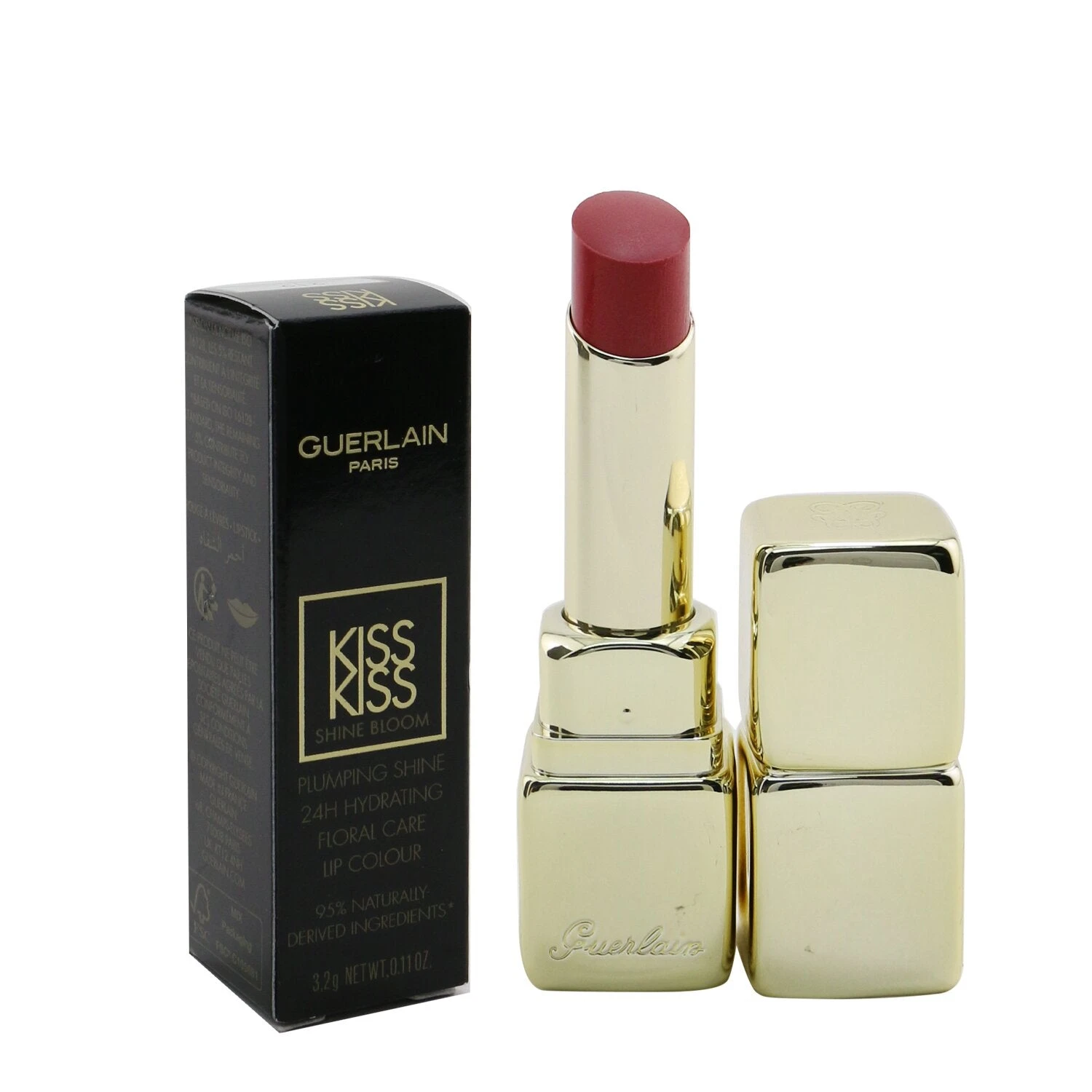 Guerlain KissKiss Shine Bloom Lip Colour - # 519 Floral Brick 3.2g/0.11oz - Image 14