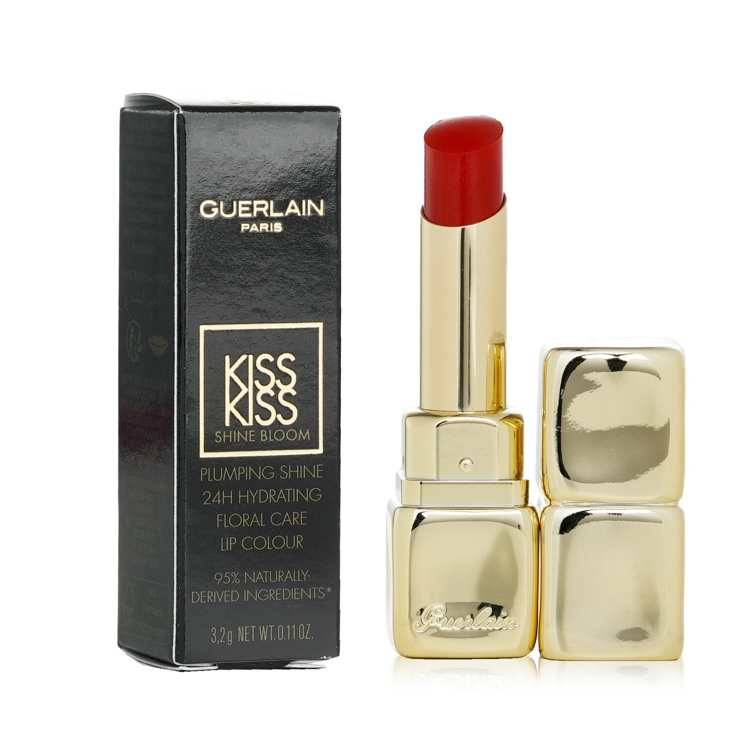 Guerlain KissKiss Shine Bloom Lip Colour - # 519 Floral Brick 3.2g/0.11oz - Image 2