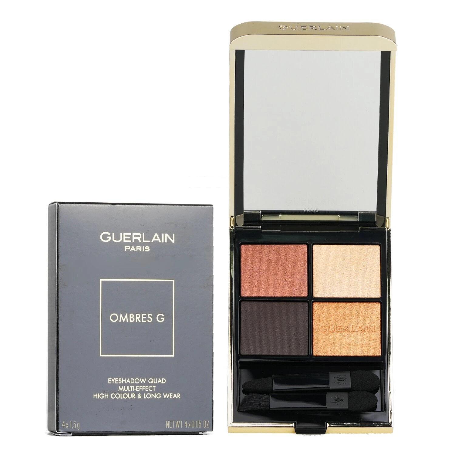 Guerlain Ombres G Eyeshadow Quad 4 Colours (Multi Effect, High Color, Long Wear) - # 940 Royal Jungle 4x1.5g/0.05oz - Image 2