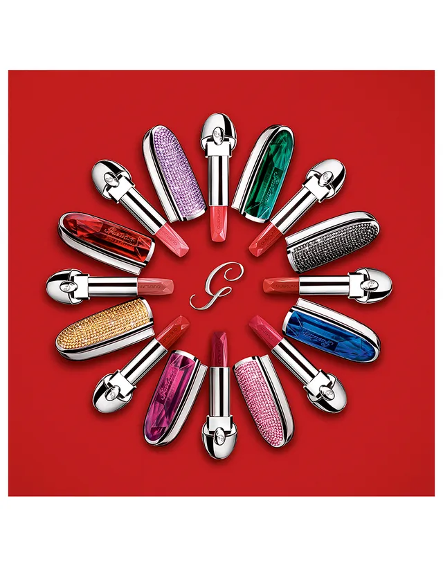 Rouge G De Guerlain Stunning Gems Sheer Shine Lipstick Shade - Image 8