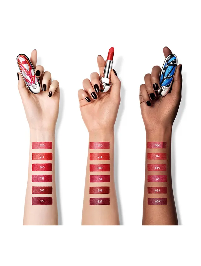 Guerlain Rouge G Luxurious Velvet Metal 16-Hour Wear Velvet Metal Lipstick - Image 6